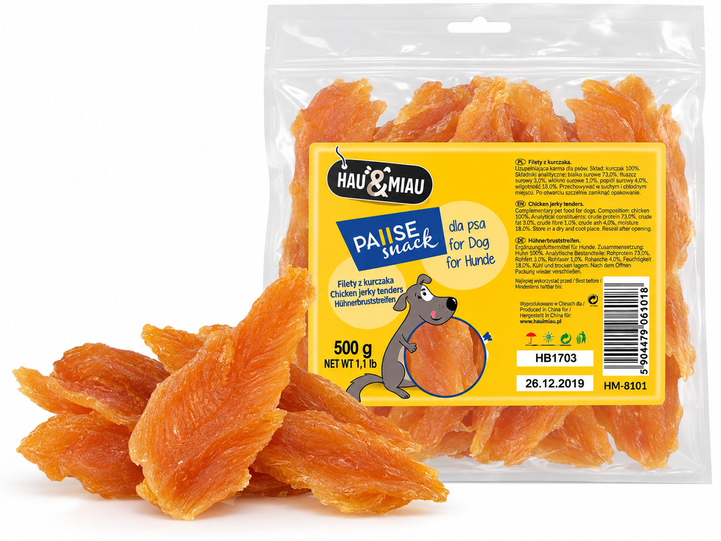 Hau&Miau Dried Chicken Fillet 500g