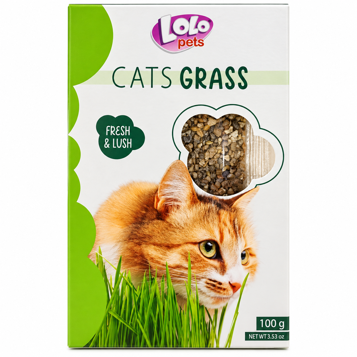 Γρασίδι για Γάτες Lolo Pets 100gr