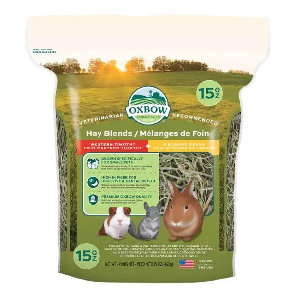 Oxbow Hay Blends Western Timothy & Orchard Grass 425g