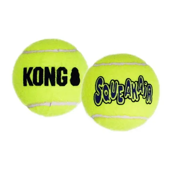KONG Air Squeaker Tennis Large Μπαλάκια Σκύλου 2τμχ