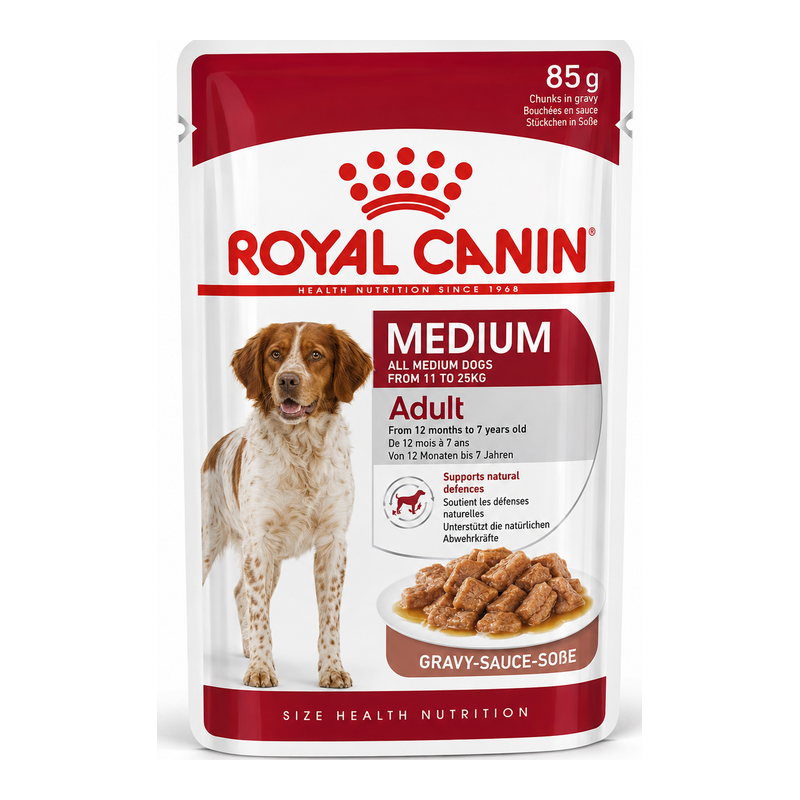 Royal Canin Medium Adult Υγρή Τροφή Σκύλου σε Σάλτσα 85g