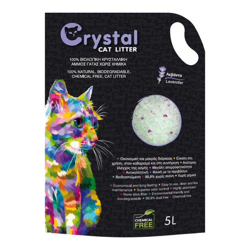 Crystal Cat Litter Lavender 5L