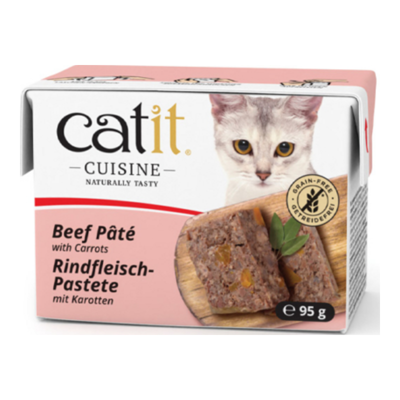 Catit Cuisine Beef Pâté with Carrots – Υγρή Τροφή Γάτας 95g