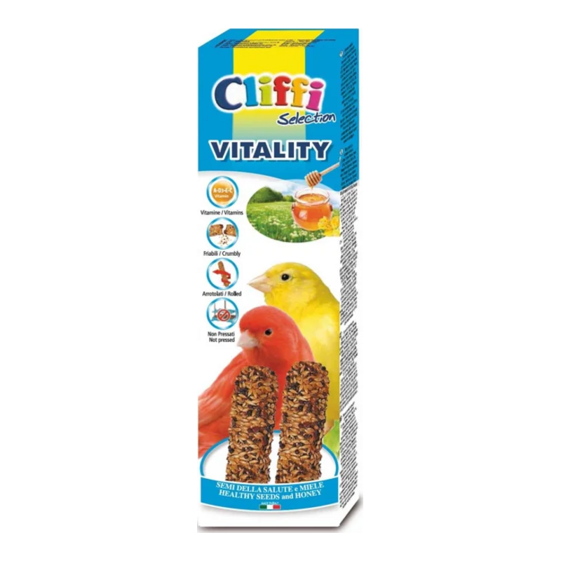 Cliffi Selection Vitality Sticks Καναρινιών με Μέλι & Σπόρους 60g