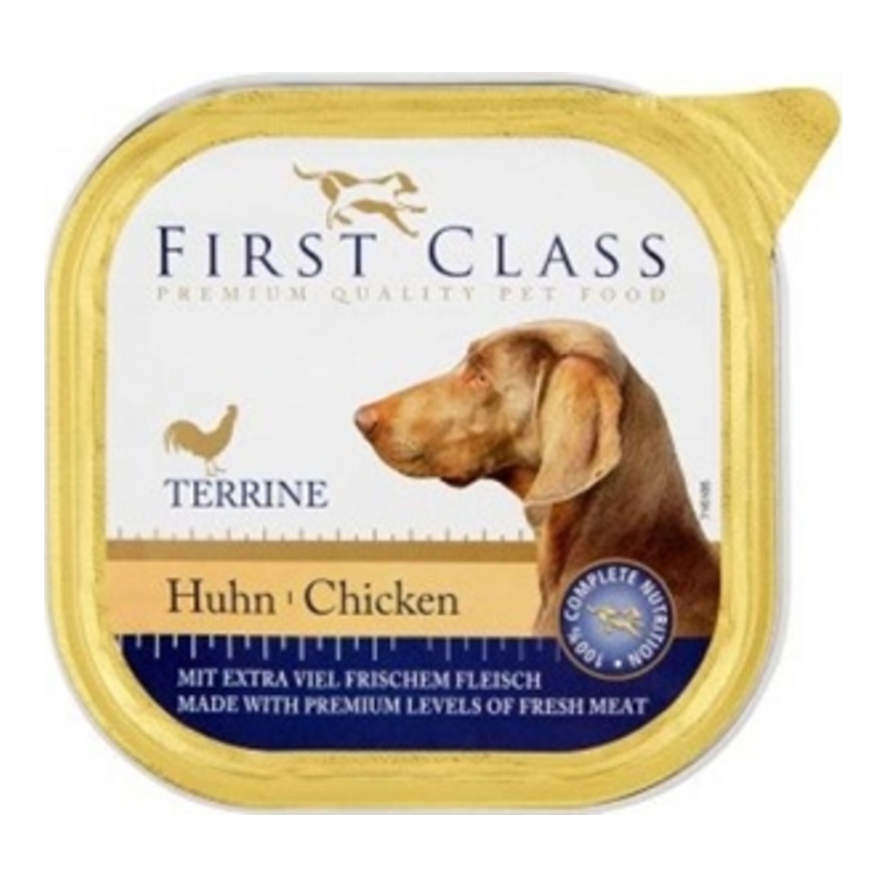 First Class Dog Chicken Terrine – Υγρή Τροφή Σκύλου 300g