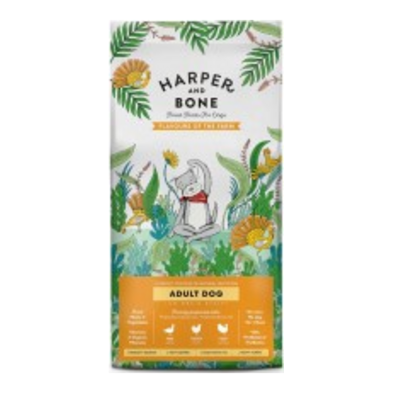 Harper & Bone Flavours of the Farm Adult Medium/Large – Ξηρά Τροφή Σκύλου 2kg