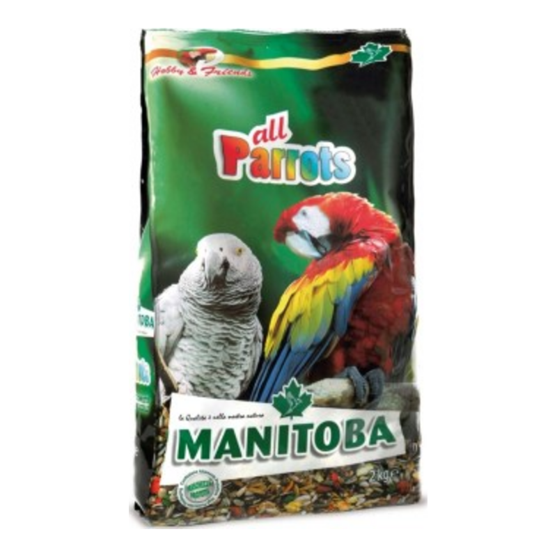 Manitoba All Parrots Τροφή για Μεσαίους & Μεγάλους Παπαγάλους 800g