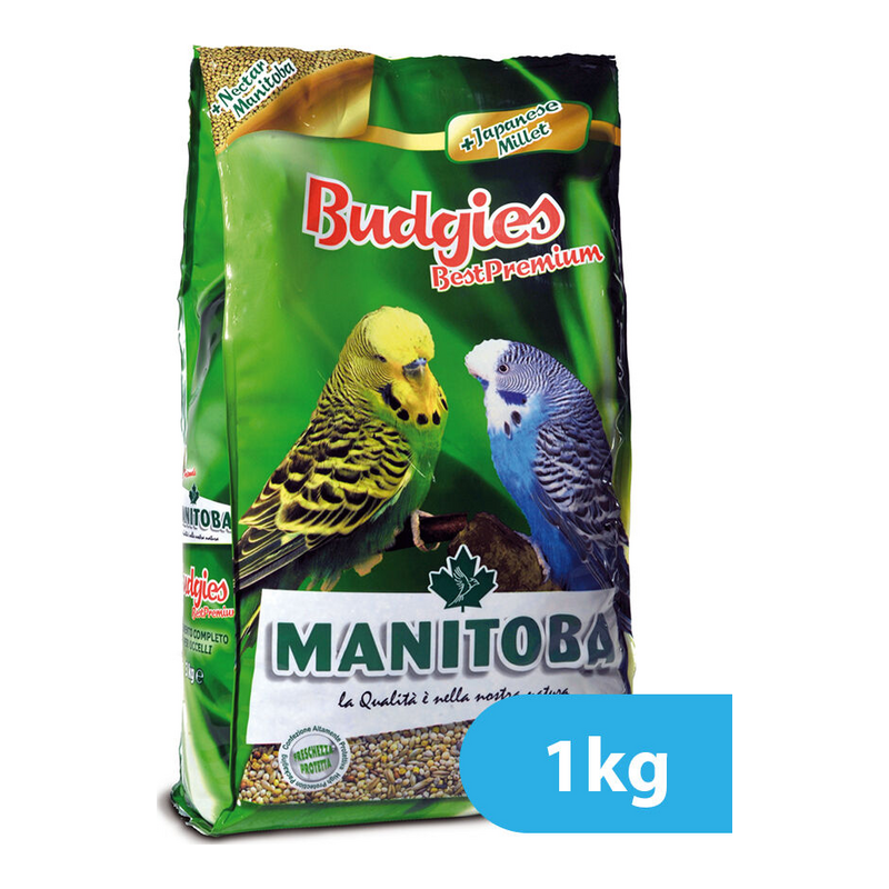 Manitoba Budgies Best Premium Τροφή για Παπαγαλάκια 1kg