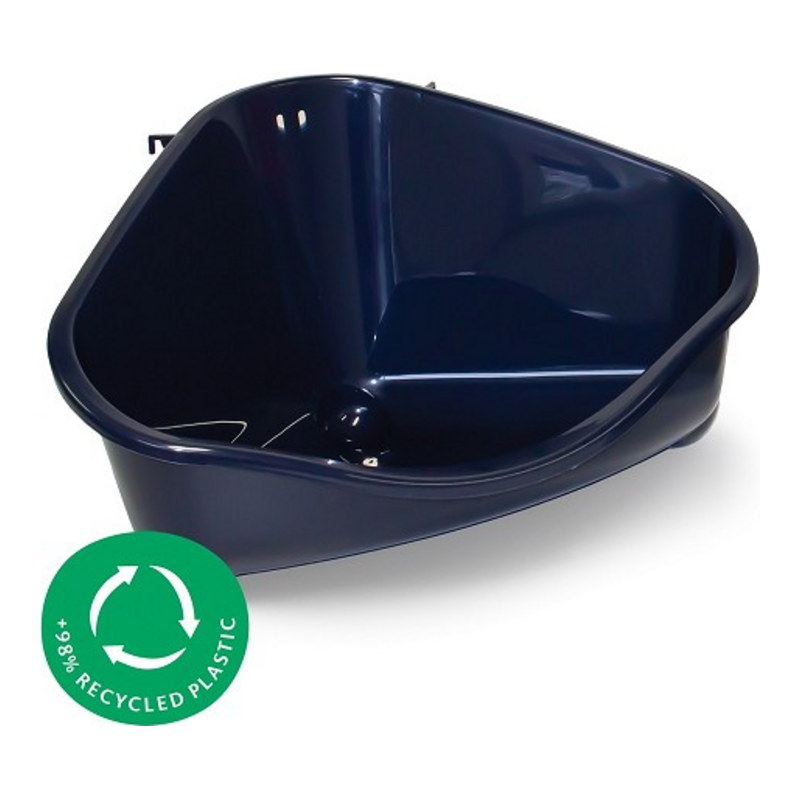 Moderna Pet's Corner Large Γωνιακή Τουαλέτα Τρωκτικών Dark Blue 49.4×33.5×26.2cm