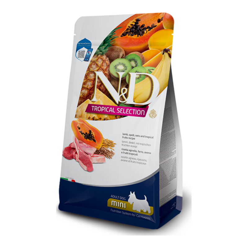 Farmina N&D Tropical Selection Lamb Adult Mini Ξηρά Τροφή Σκύλου 1.5kg