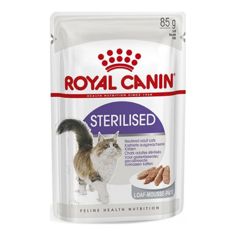 Royal Canin Sterilised Loaf Υγρή Τροφή Γάτας 85g