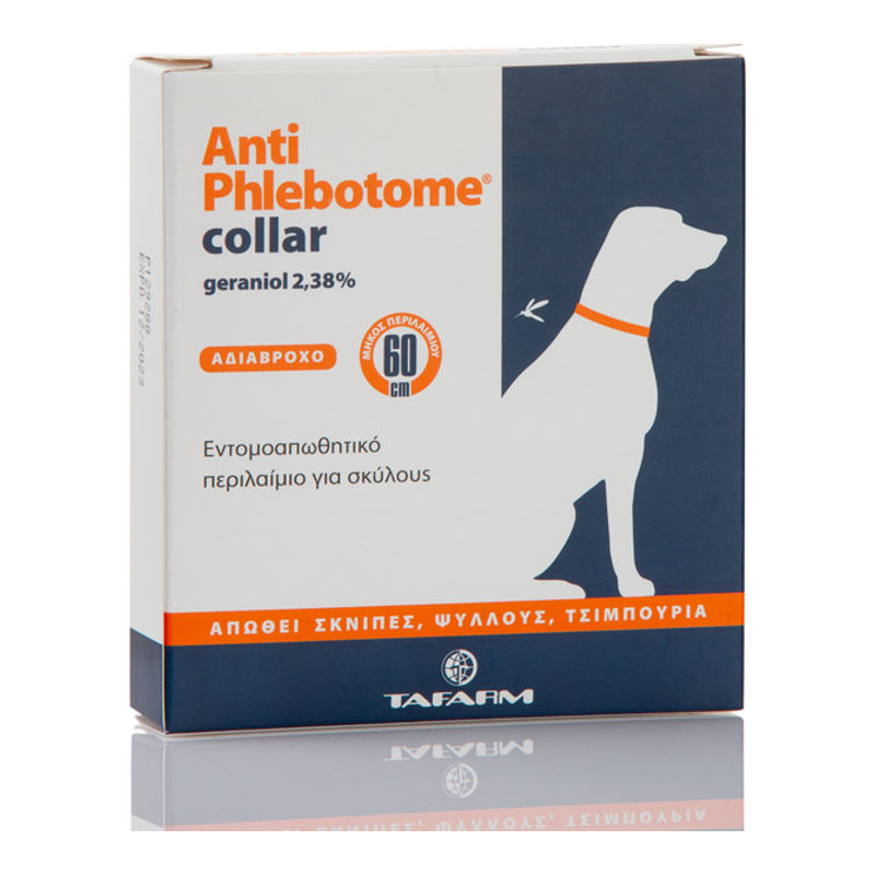 TAFARM Anti-Phlebotome Εντομοαπωθητικό Περιλαίμιο Σκύλου 60cm M-L