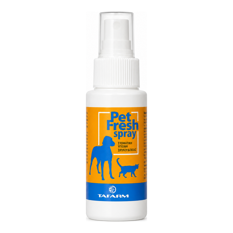 TAFARM Pet Fresh Pump Spray Στοματικής Υγιεινής Σκύλου & Γάτας 50ml