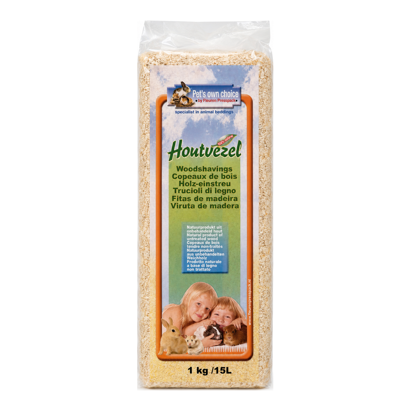 Record Wooden Shavings Υπόστρωμα Ξύλου για Μικρά Ζώα 1kg