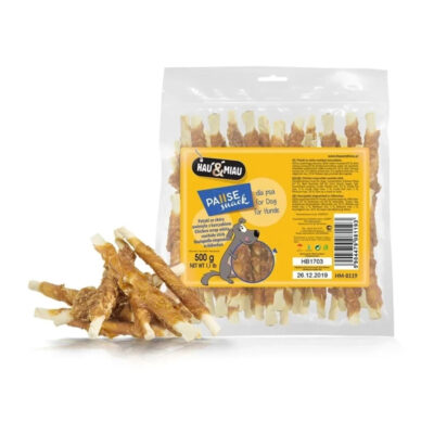 Hau&Miau Pause Snack Μασώμενα Στικ για Σκύλους 500g
