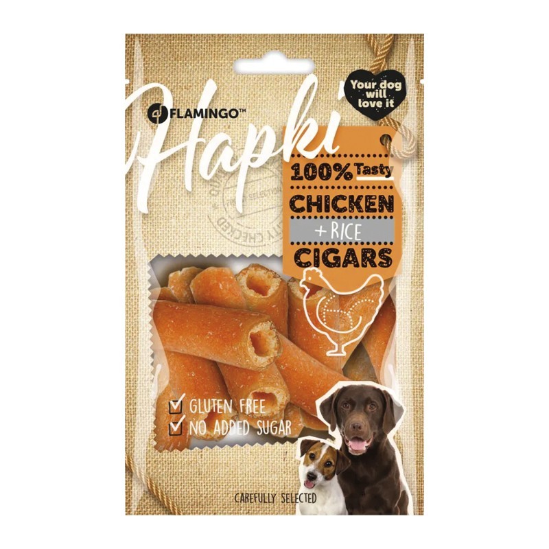 Flamingo Hapki Chicken & Rice Cigars 85g